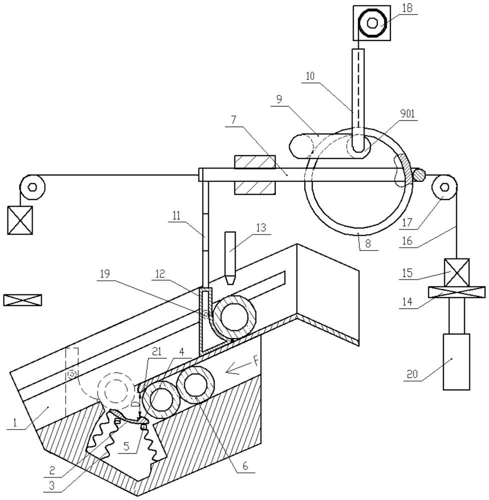 A light-duty insulating sleeve coding device for strong electrical engineering