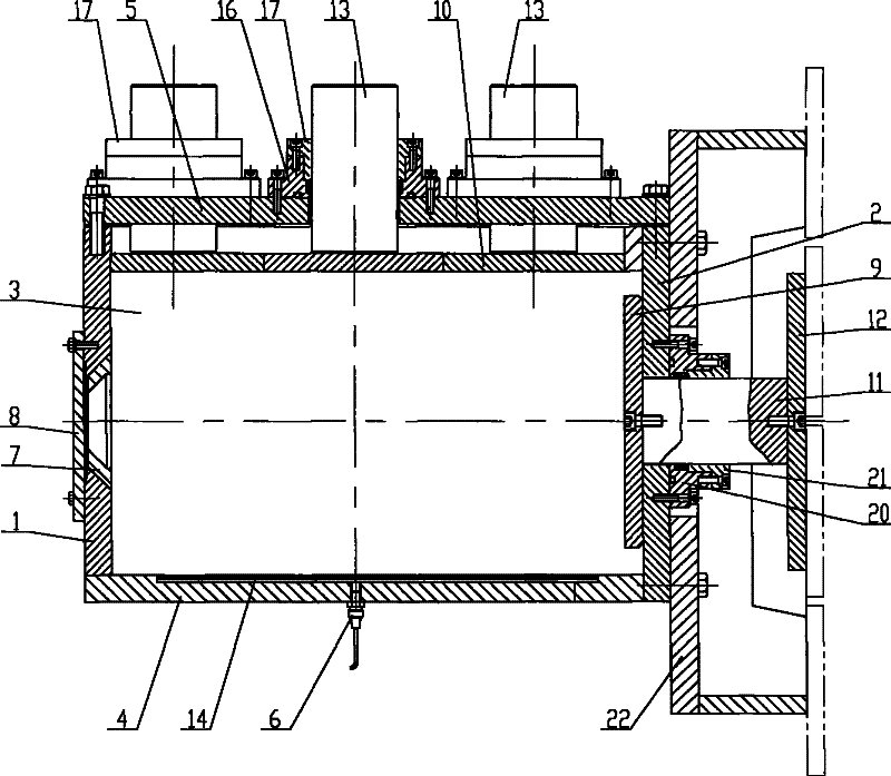 Coal and mash gas extrusion mold