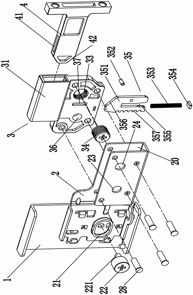 Connecting structure for side plate and face plate of drawer