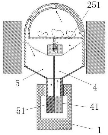 A device for releasing solid bird repellent for high-voltage transmission lines