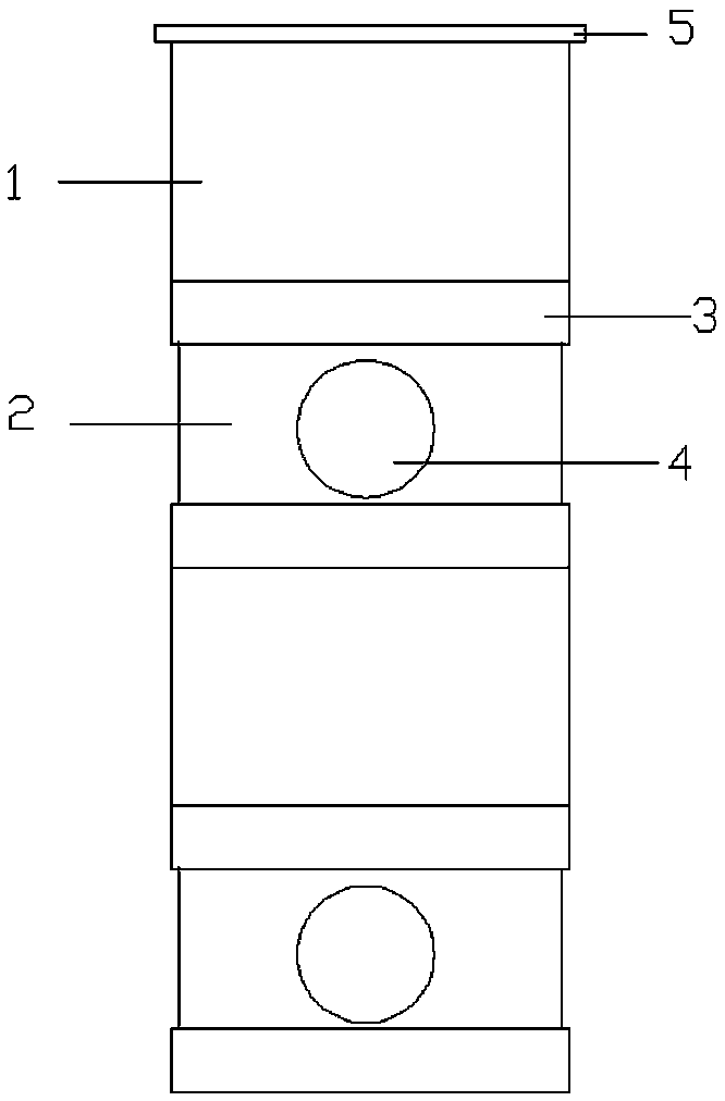 A multi-layer structure inspection well and its manufacturing method