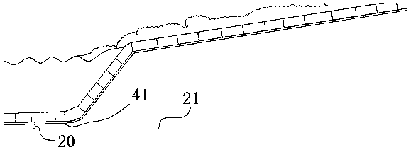 Method for treating low-tin materials through reverse expanding rotary kiln