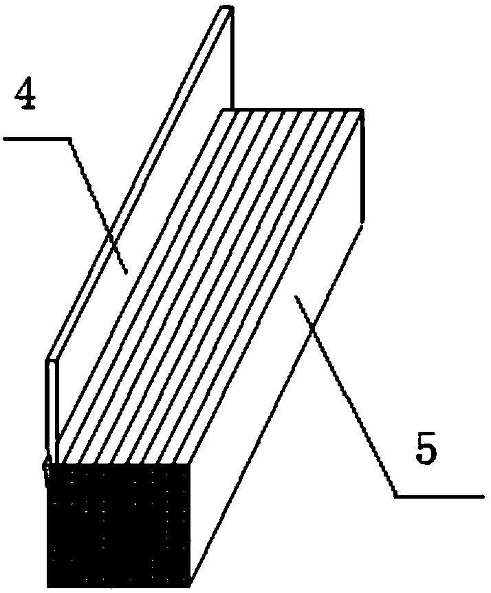 Production method for flattening and slicing bamboo veneer