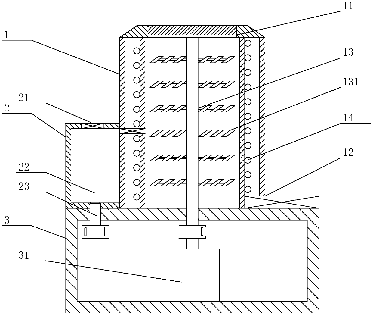 A plant fertilizer preparation device