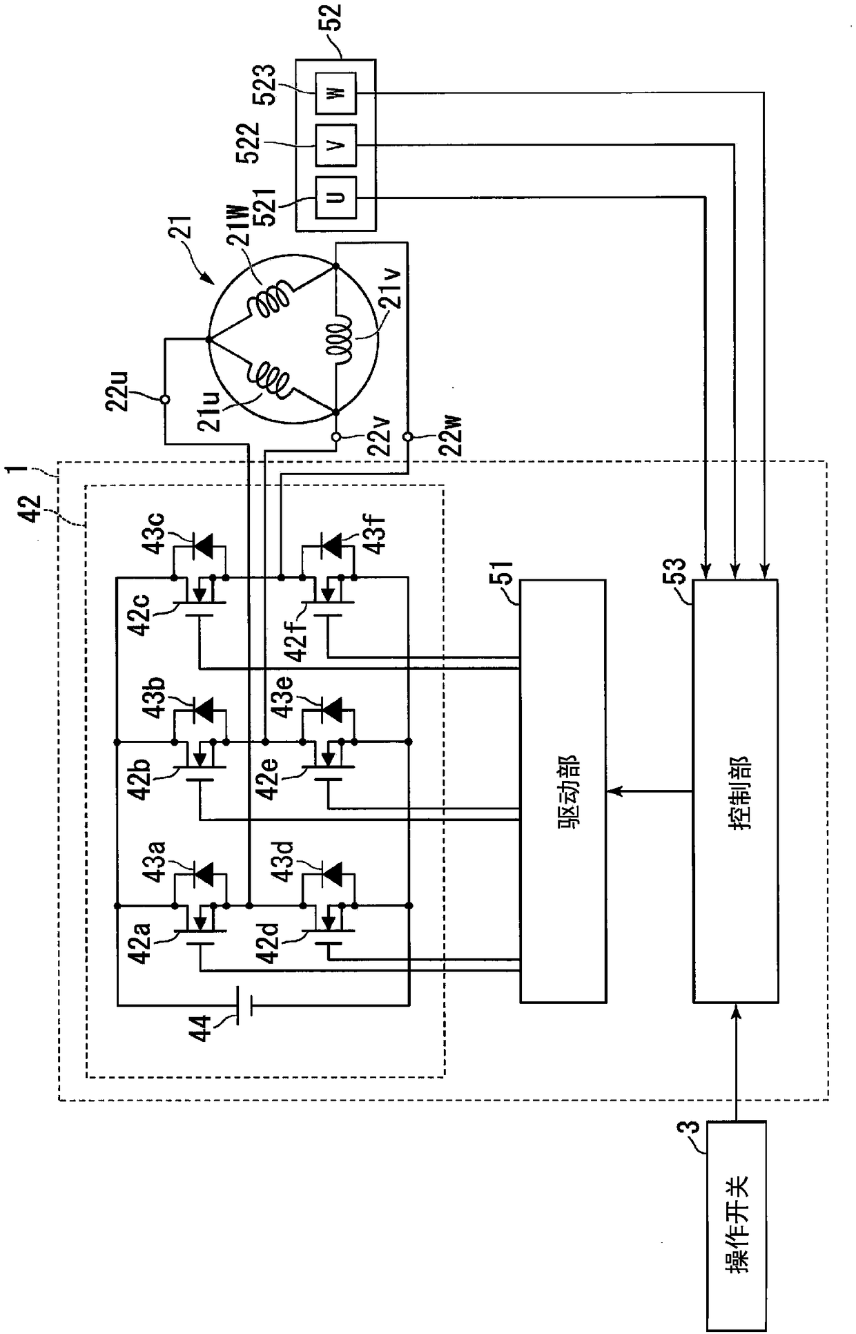 Motor drive device and motor drive method