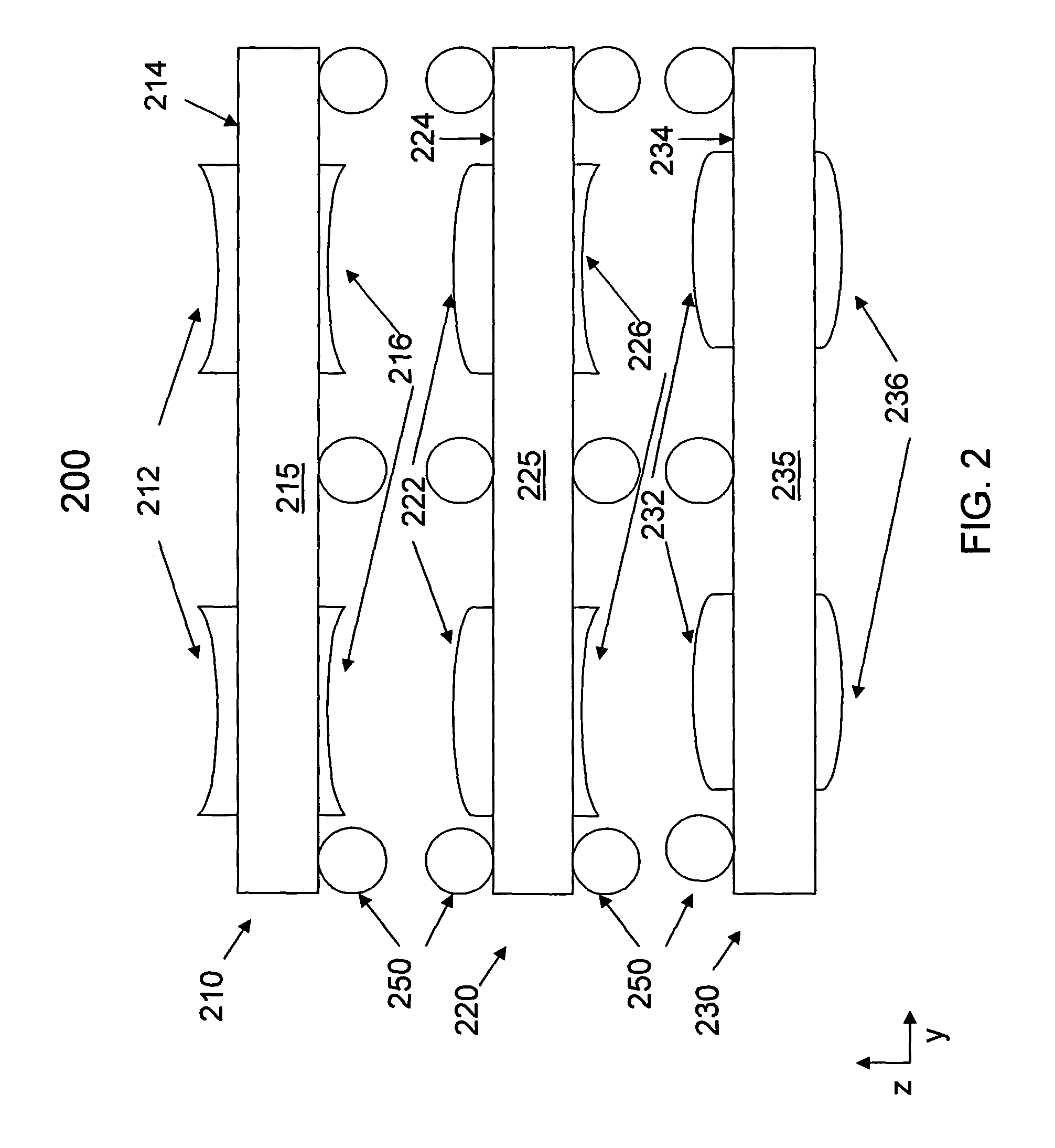 Optical device and associated methods