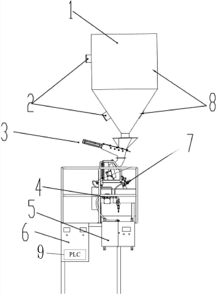 Electrodeless control device for blanking