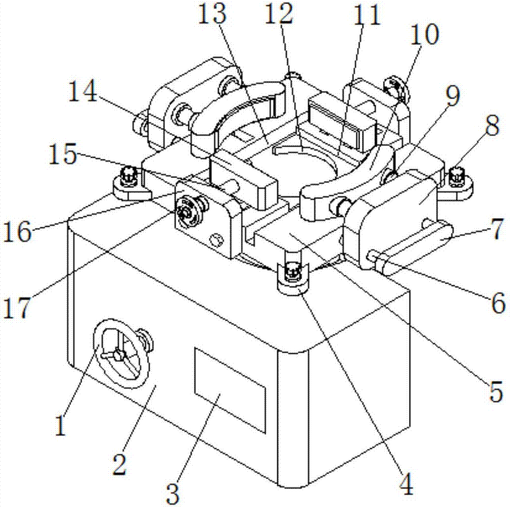 Machining clamp with adjustable direction