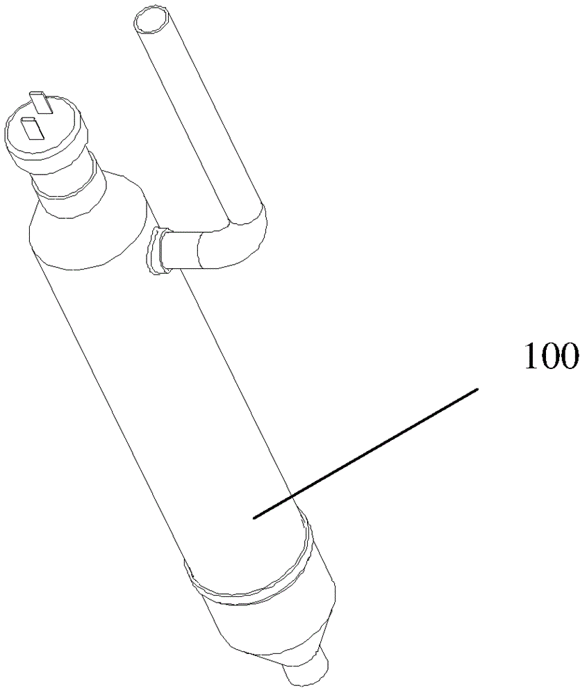 Refrigerant heating device and air conditioner