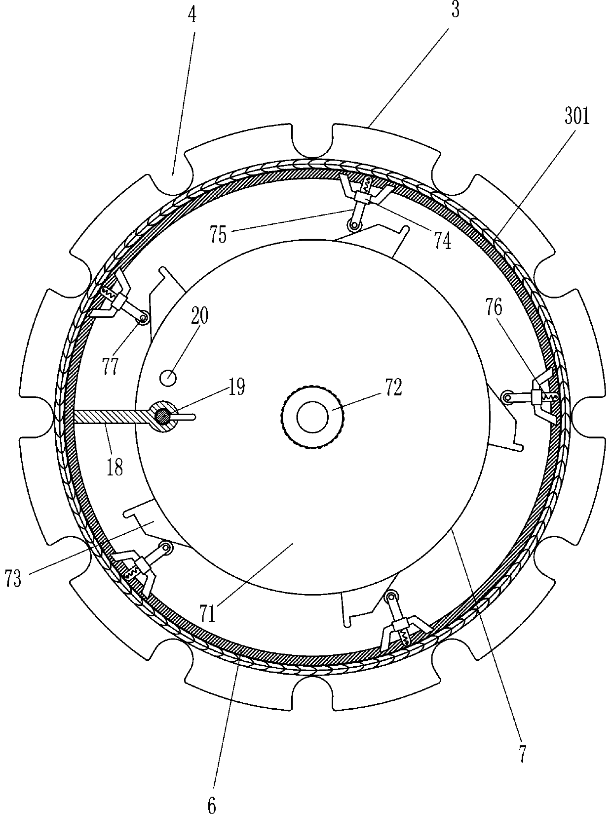 Support device for base reinforcement welding