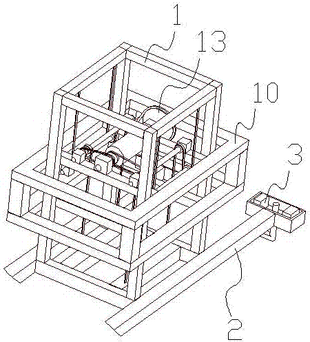 An automatic positioning palletizer for sweet potato flour collection