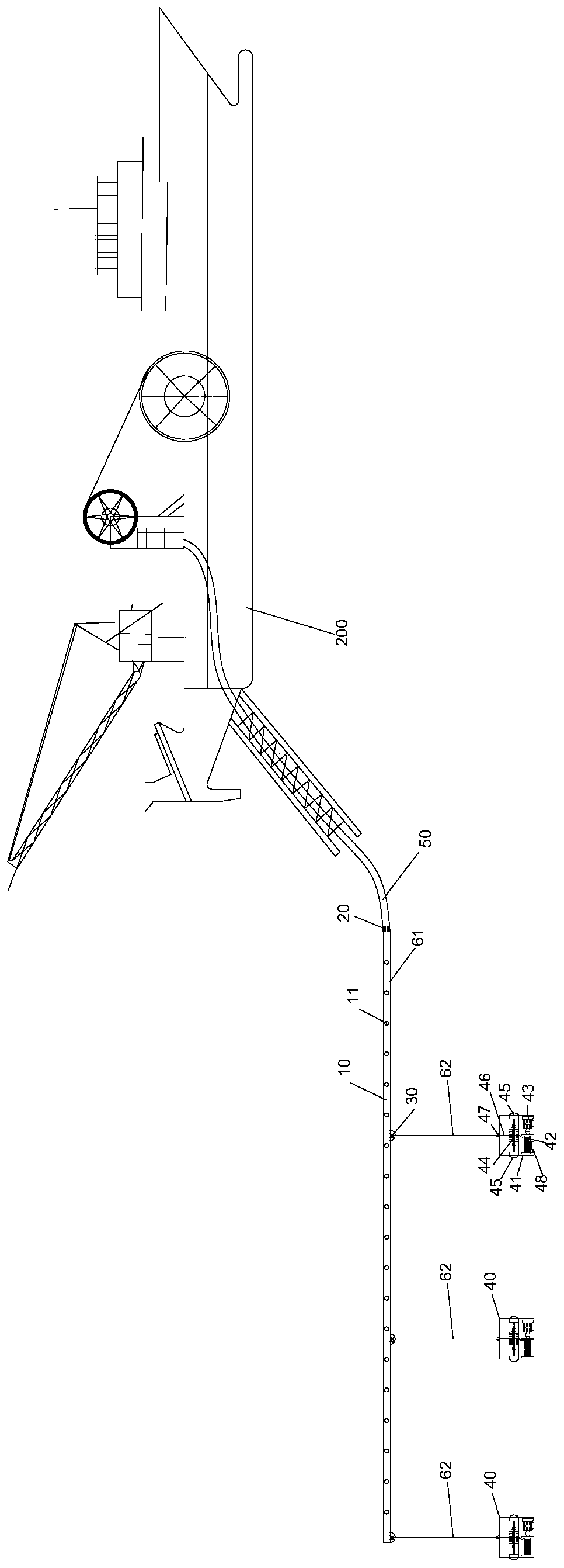 Multipurpose dirt isolation device based on bubble plume technology