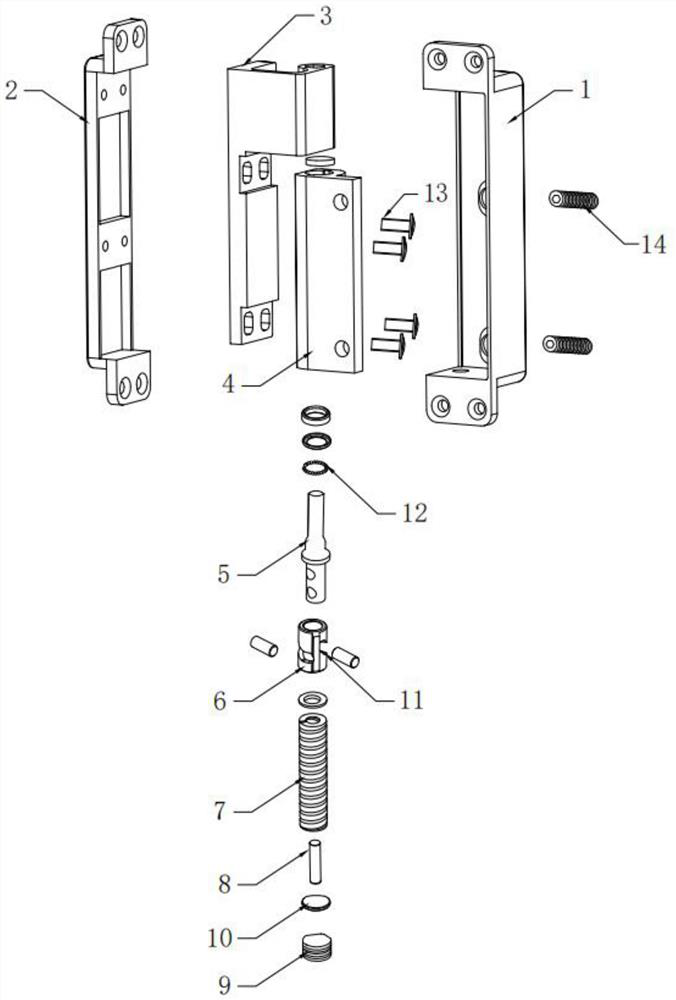 Hidden type three-dimensional adjustment automatic hinge