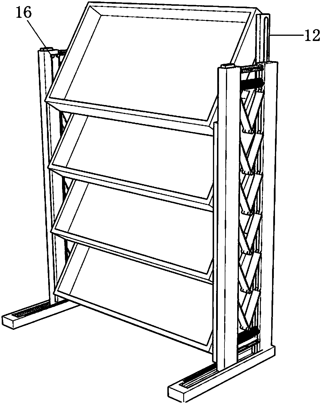 Balcony green plant planting frame