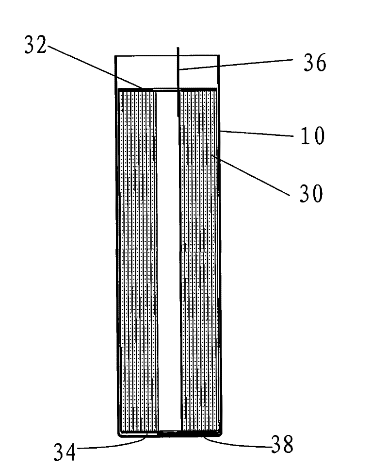 Cell cover cap combination and cylindrical secondary cell