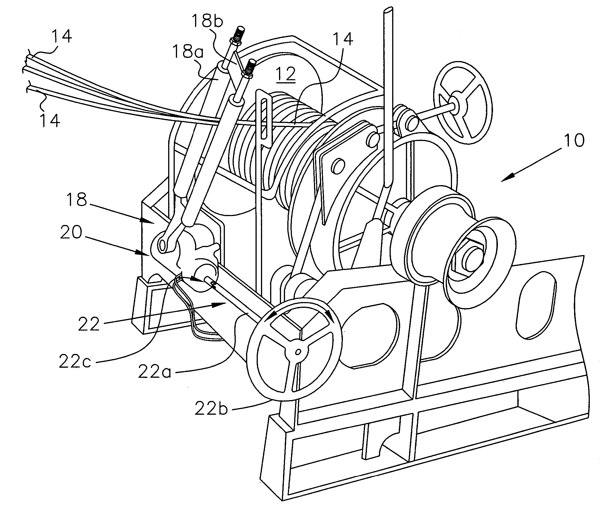Cable winch system