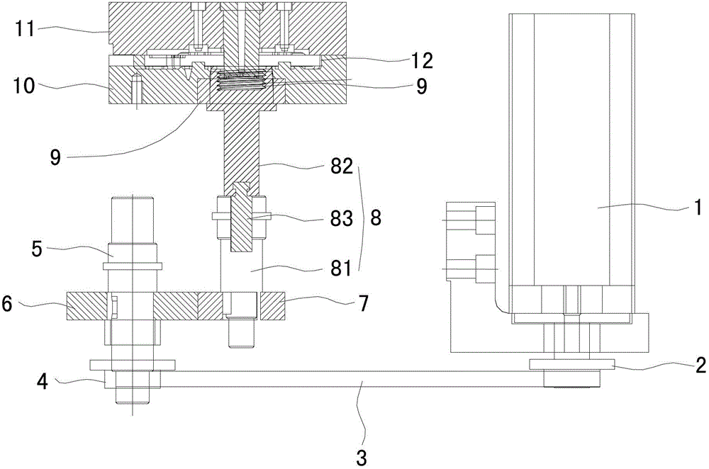 Automatic screw releasing device and injection mold comprising the same