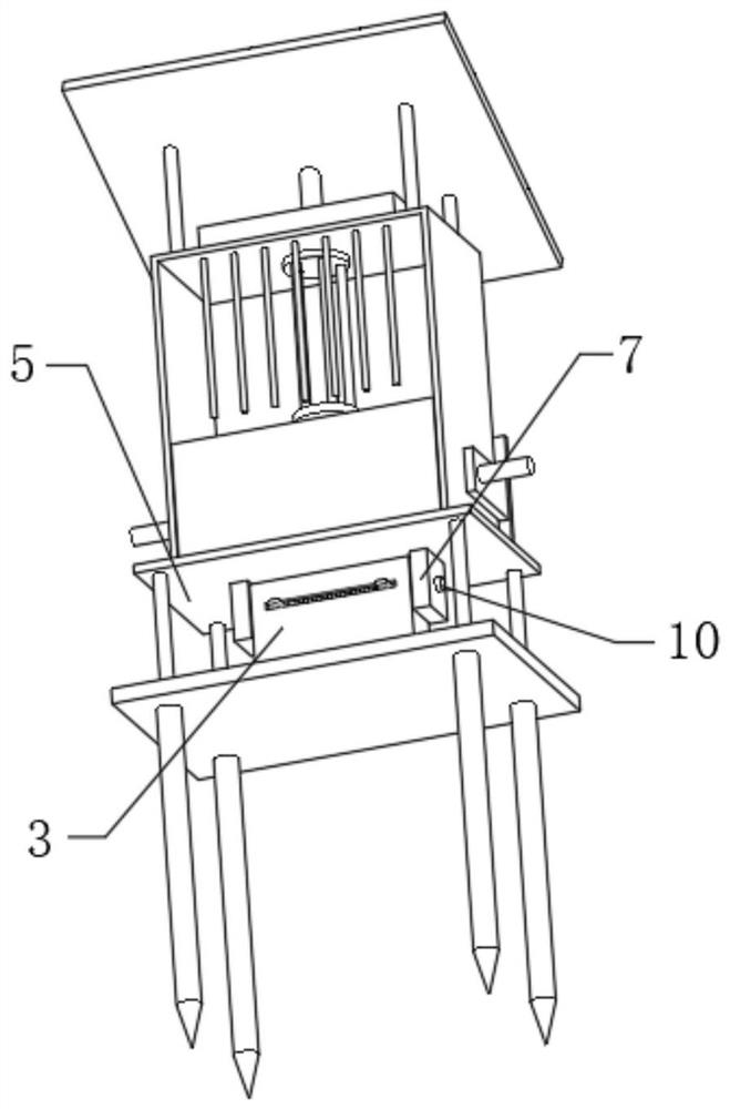 Directional trapping and killing device suitable for farmland winged insects