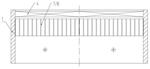 Gas leveling device for spraying production line