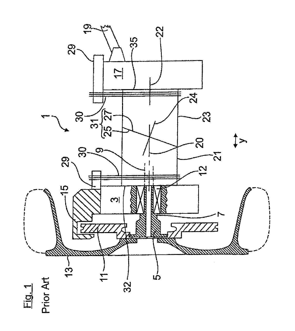 Device for adjusting camber and/or toe of a vehicle wheel