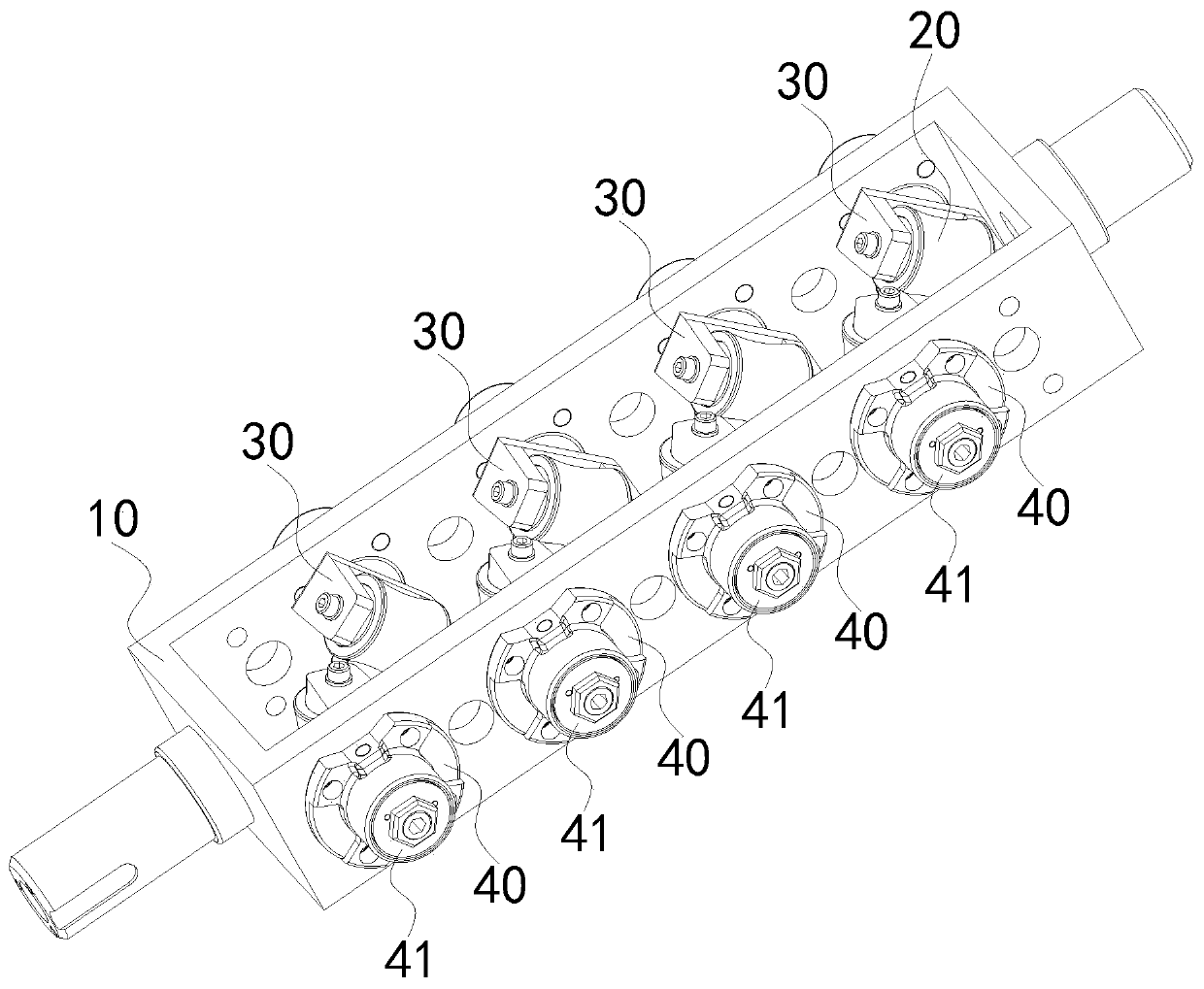 Closed straightening frame