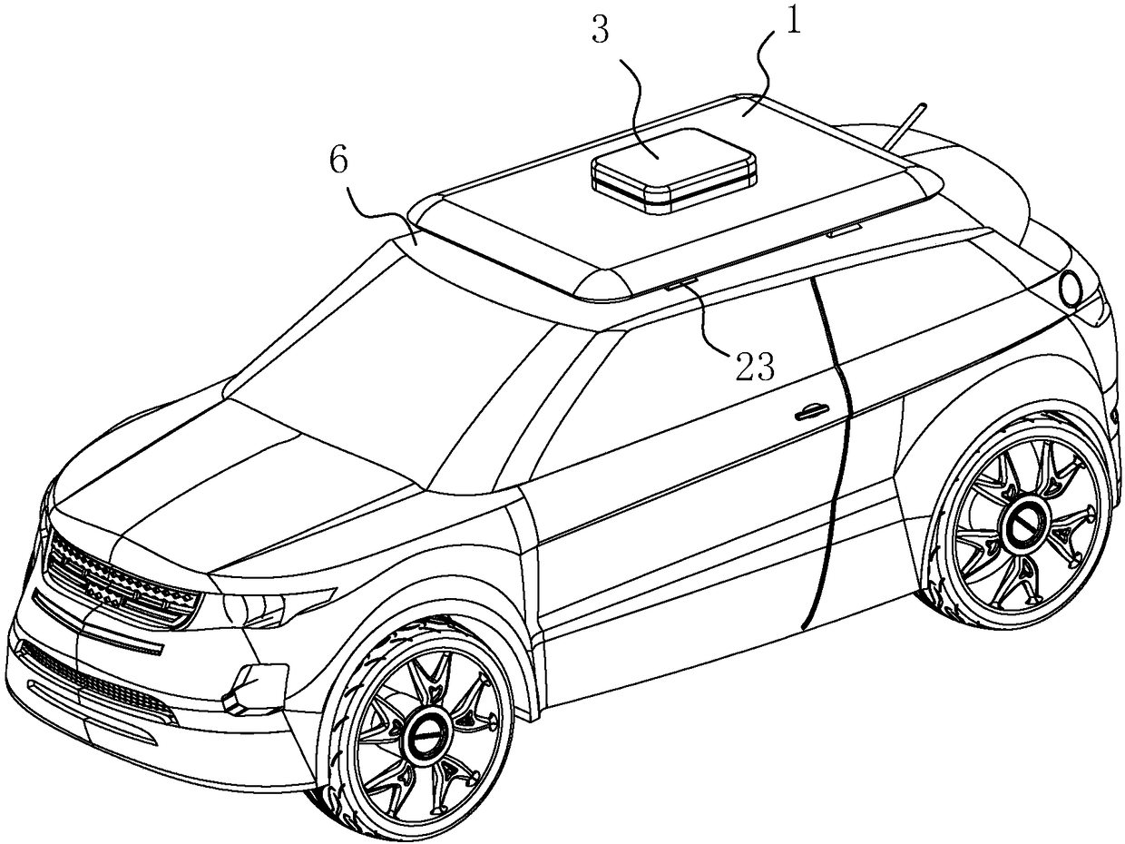 Vehicle-roof heat insulating board