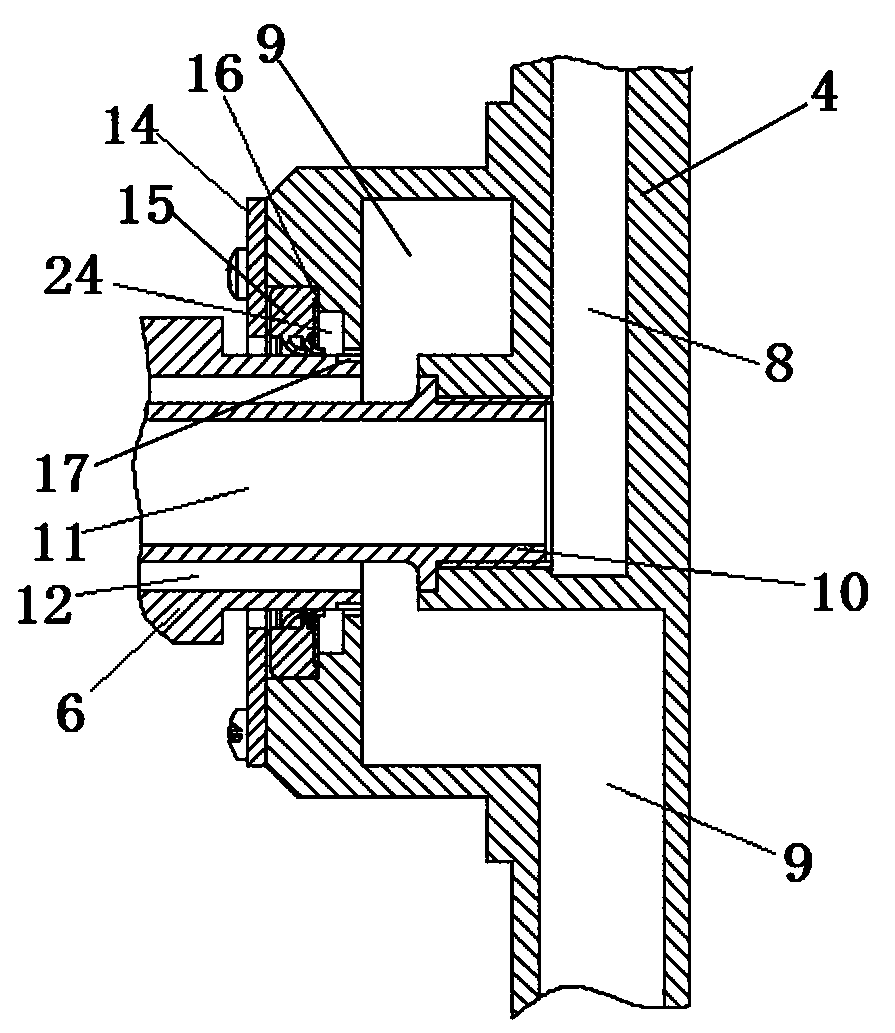 Liquid-cooled motor and electric vehicle