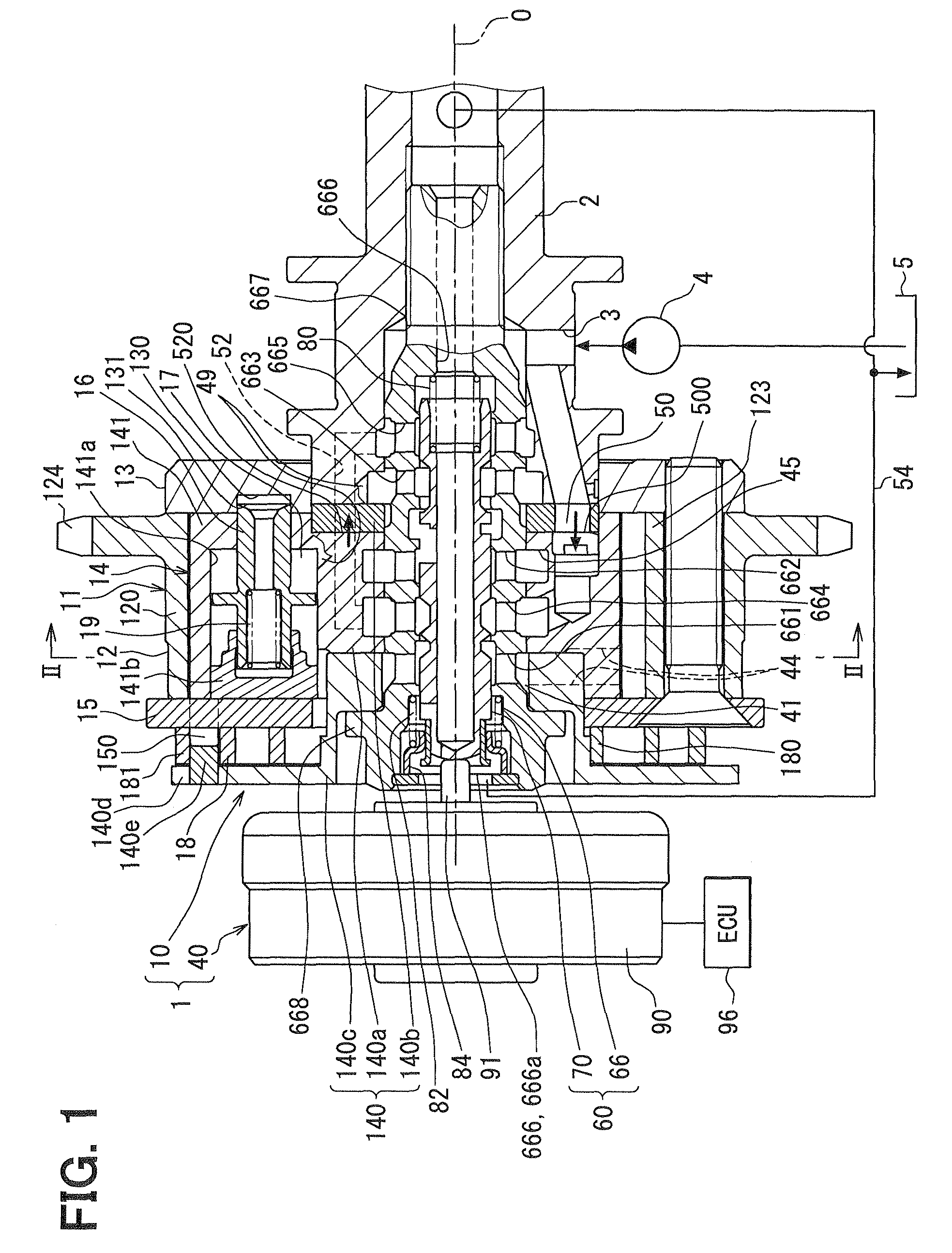 Variable valve timing device