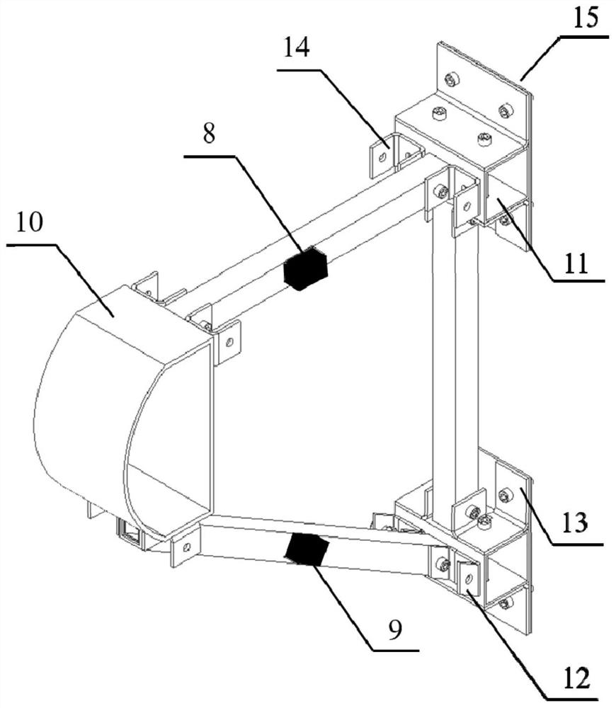 Shock-resistant scalable vertical greening structure based on intelligent Internet of Things management and control technology