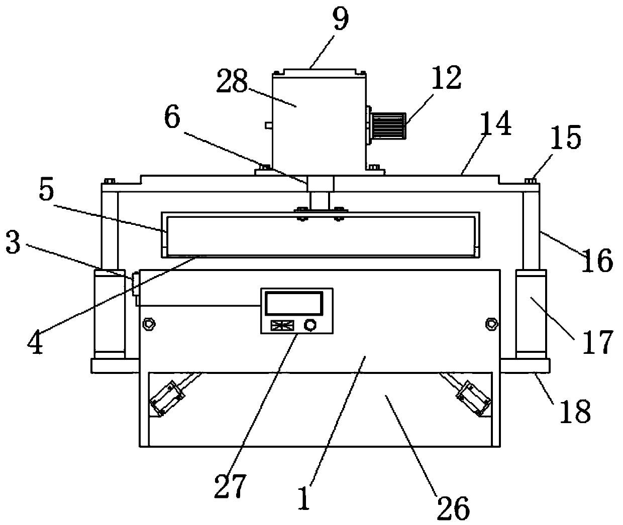 Cotton filling device capable of fluffing cotton fibers for spinning purpose