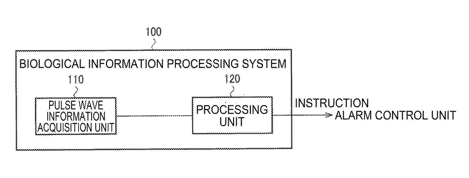 Biological information processing system and method of controlling the same