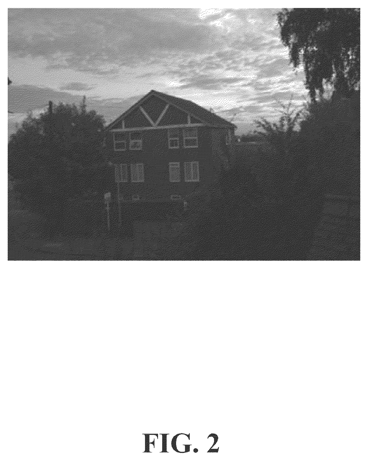 Method for simulating dark-part exposure compensation of high dynamic range images using a single image and image processing device for use with the method