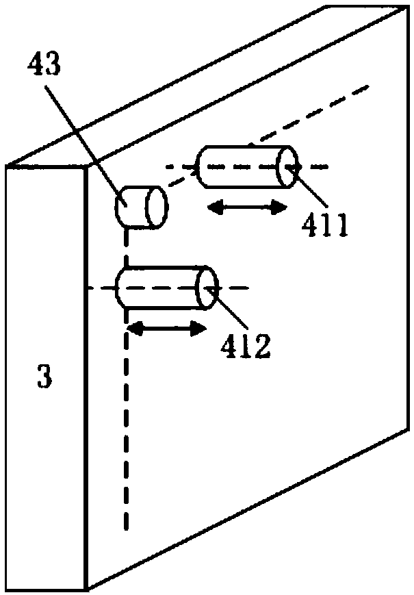 Combined zero-adjustment laser large working distance autocollimation device and method