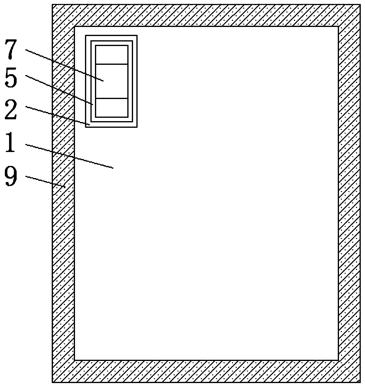 Household glass convenient to wipe