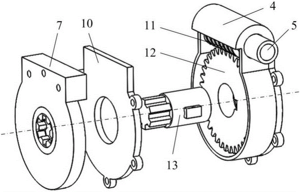 A compact lower extremity exoskeleton drive device