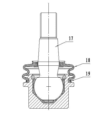 Device for automatically installing snap spring