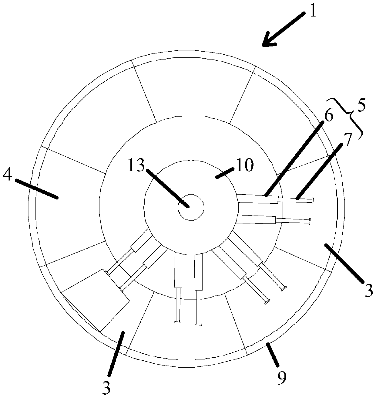 A cleaning device for ceramic instruments