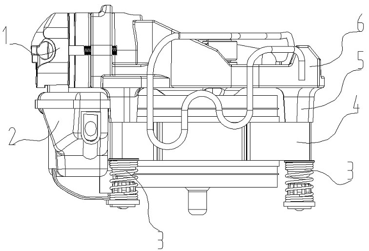 A broadband piston compressor