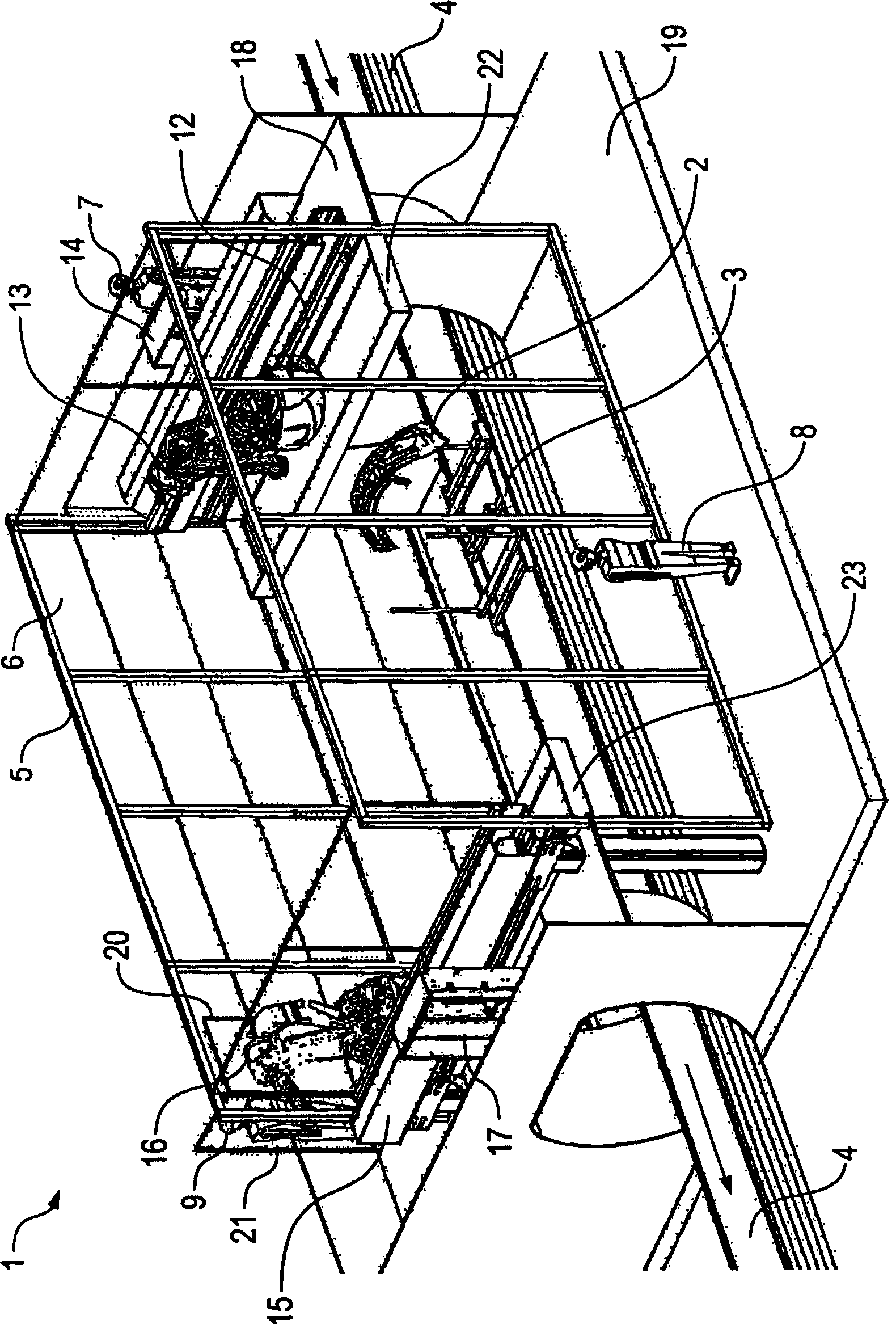 Paint shop and corresponding method of operation