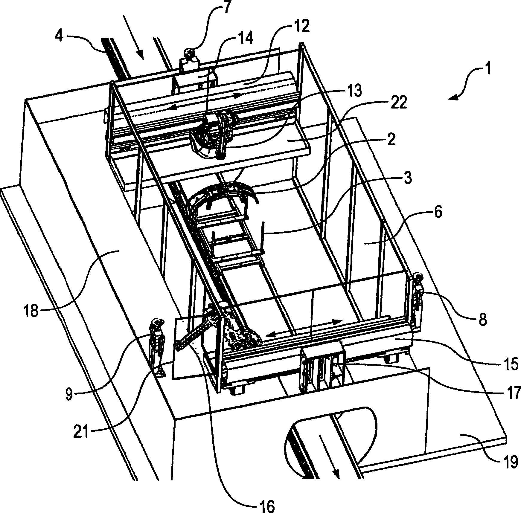 Paint shop and corresponding method of operation