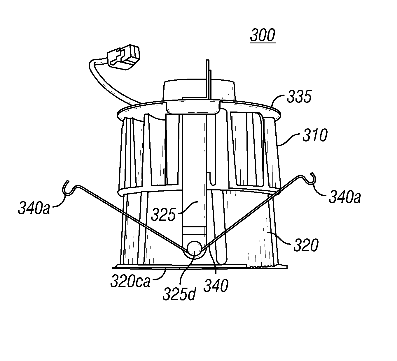 Thermally protected light emitting diode module