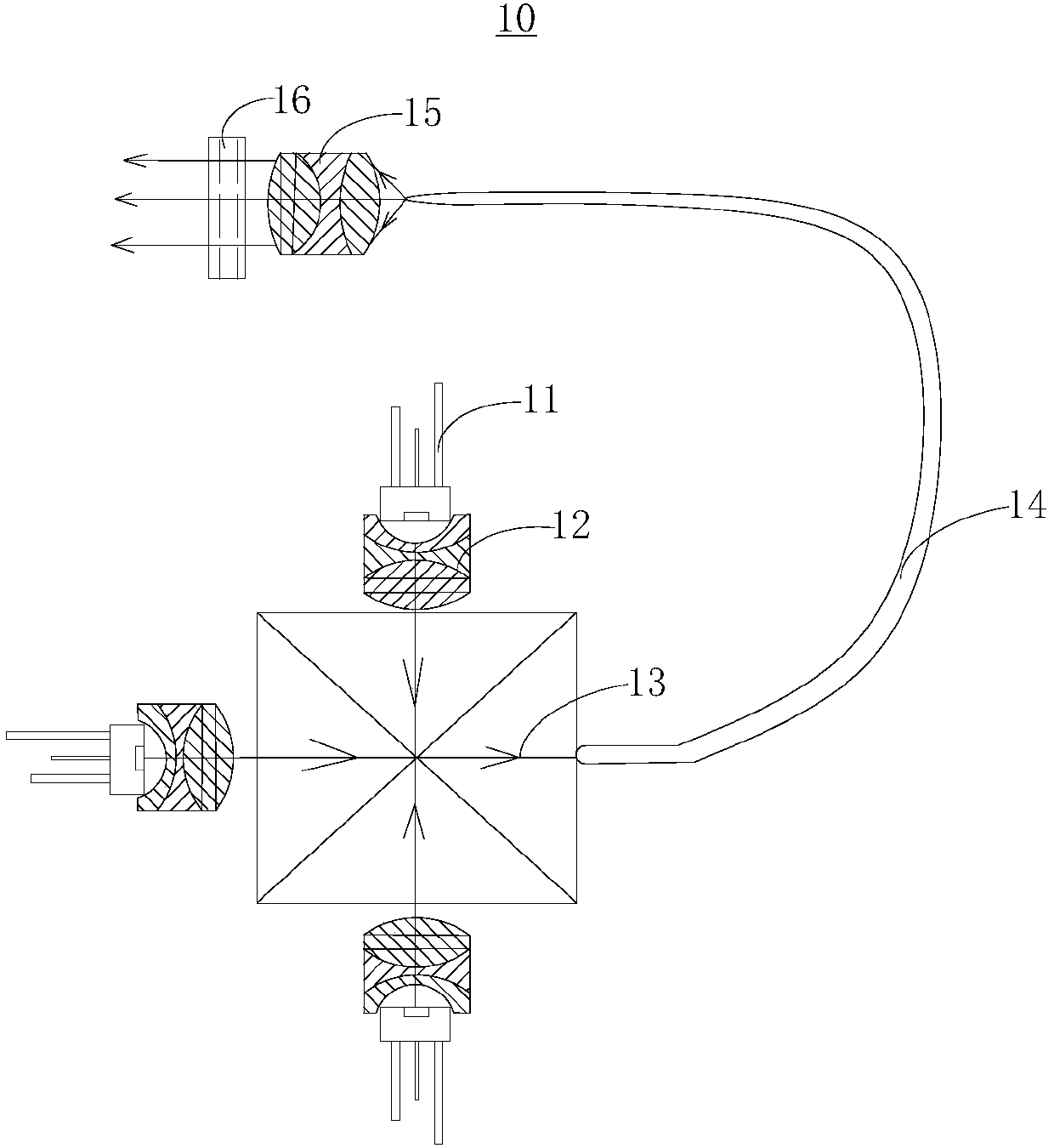 Virtual reality display optical system and virtual reality glasses