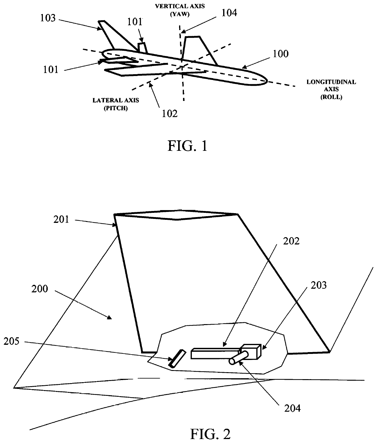 Retractable aircraft control surface