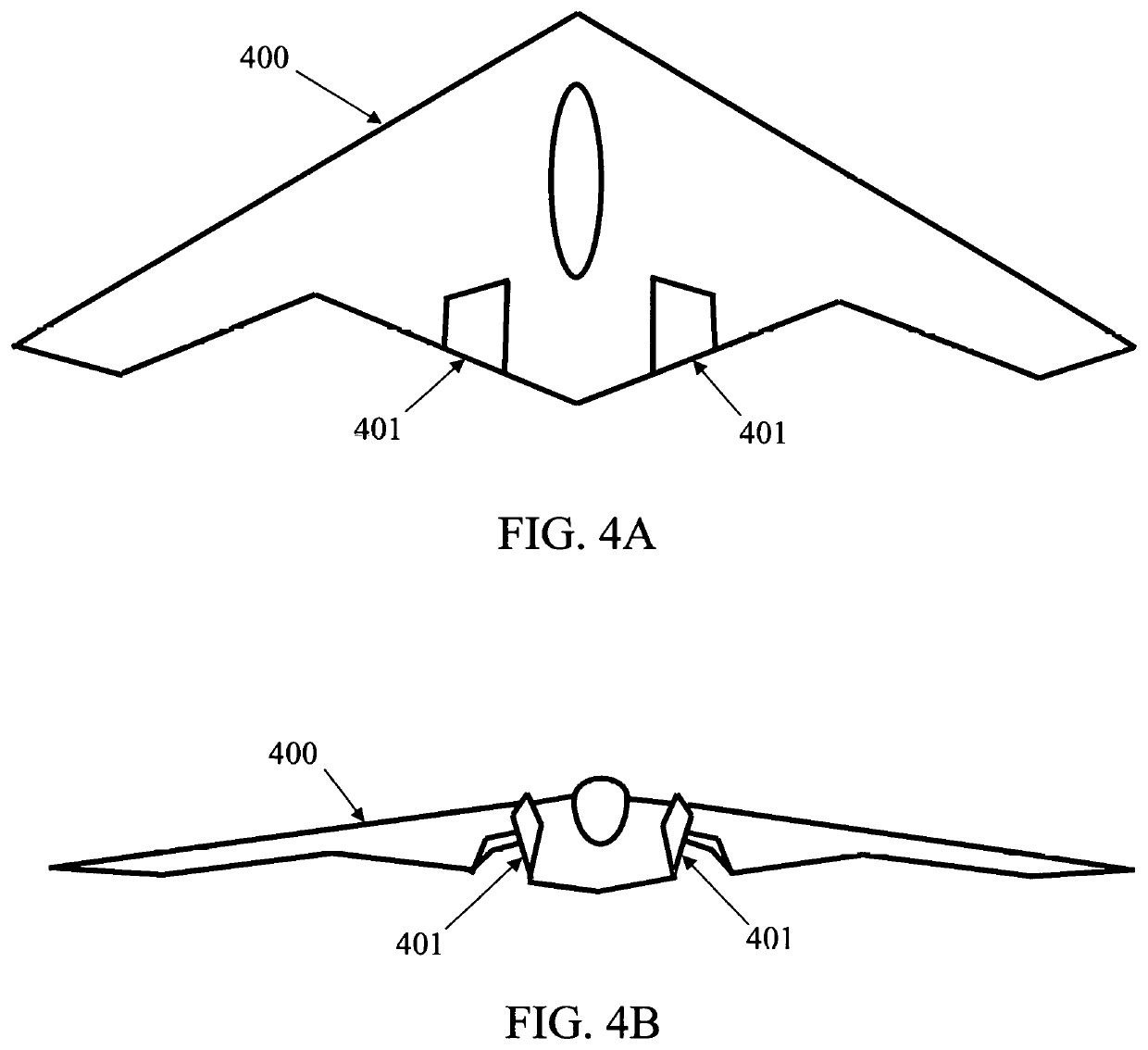 Retractable aircraft control surface