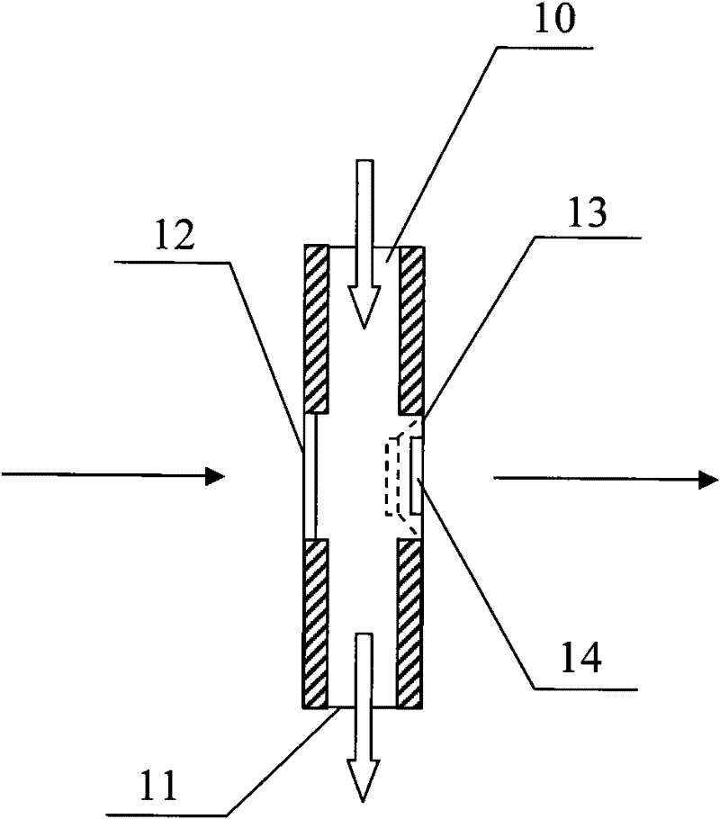 Integrated optical ozone production volume detection device, calibration method and measuring method