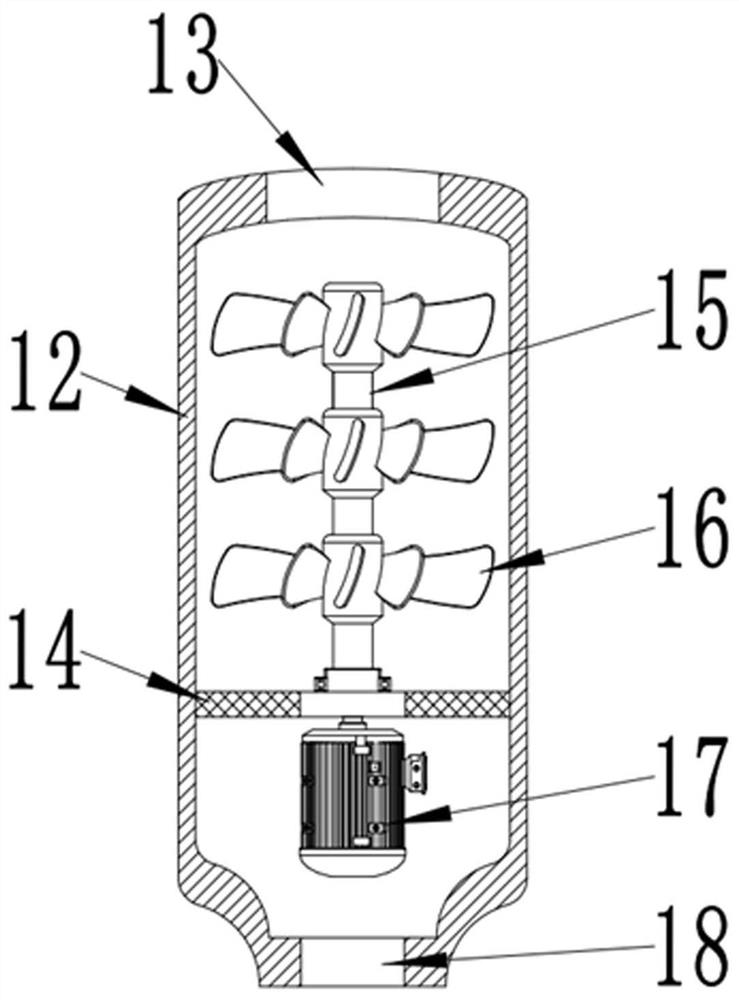 Automatic foreign matter cleaning device for middle-high voltage overhead transmission line