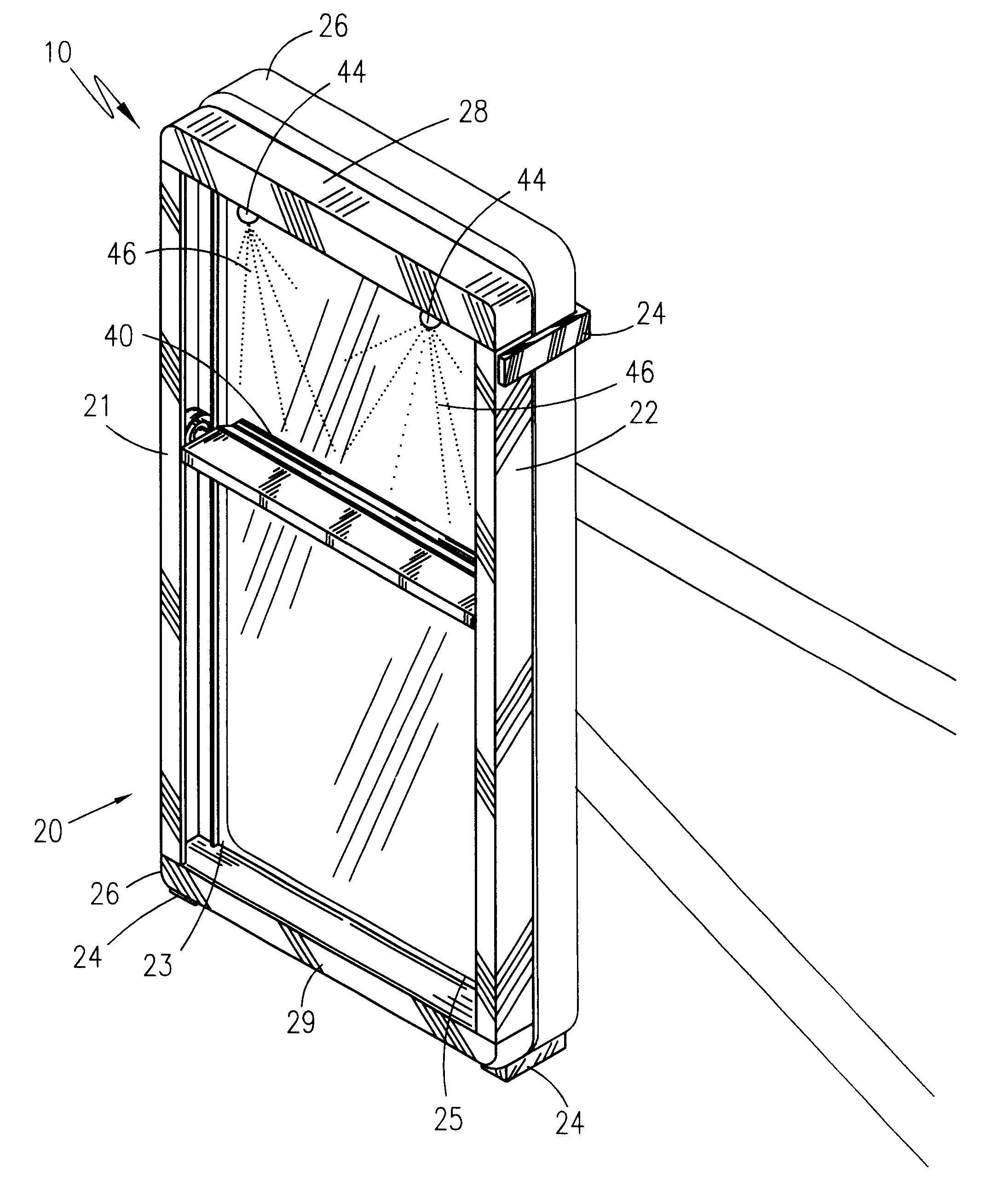 Automatic attachable side-view mirror cleaning device