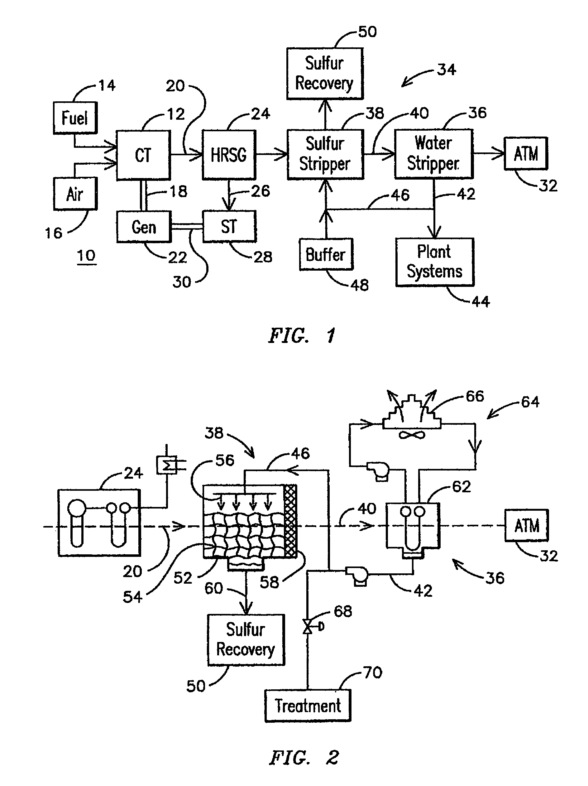 Water and sulfur removal from combustion turbine exhaust