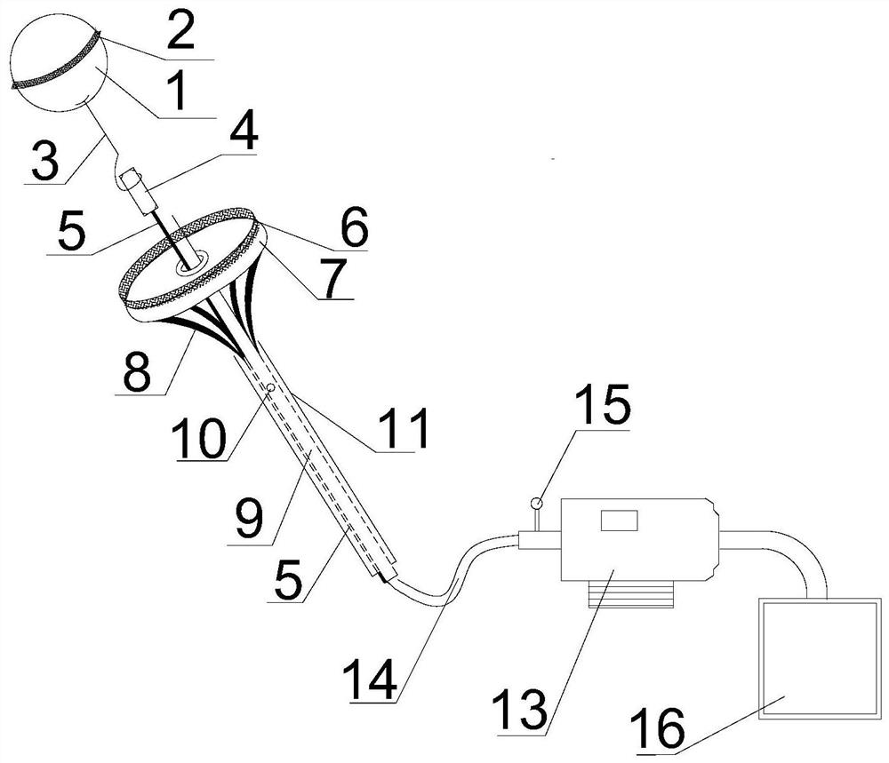 A segmented coupling device and method suitable for acoustic testing of up-dip boreholes