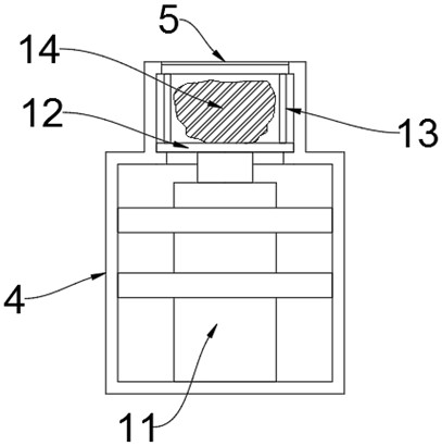 Unmanned aerial vehicle topographic surveying and mapping device with self-stabilizing holder